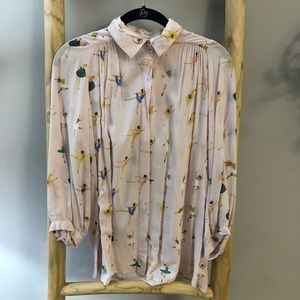 G. Kero Ballerina Print Blouse
